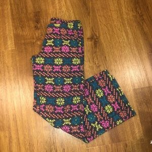 Patterned Pajama Bottoms